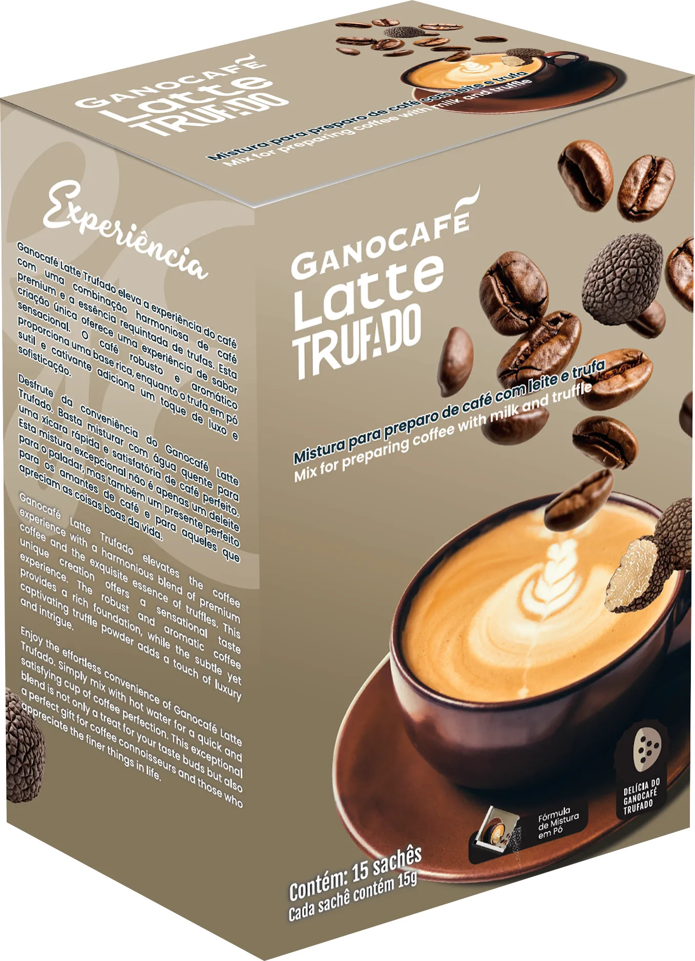 GanoCafé Latte Trufado Gano Excel Brasil